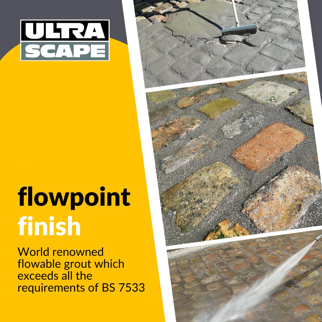 InstarmacGroup's tweet photo. Experience excellence with UltraScape's flowpoint π
Known for its speedy application, cost-effectiveness, and robust jointing, flowpoint is the professional's choice for durable results πͺ
Find out more at the link https://t.co/de66CAXk8R
#flowablegrout #grout #pavementgrout https://t.co/CT7QBVWu4q