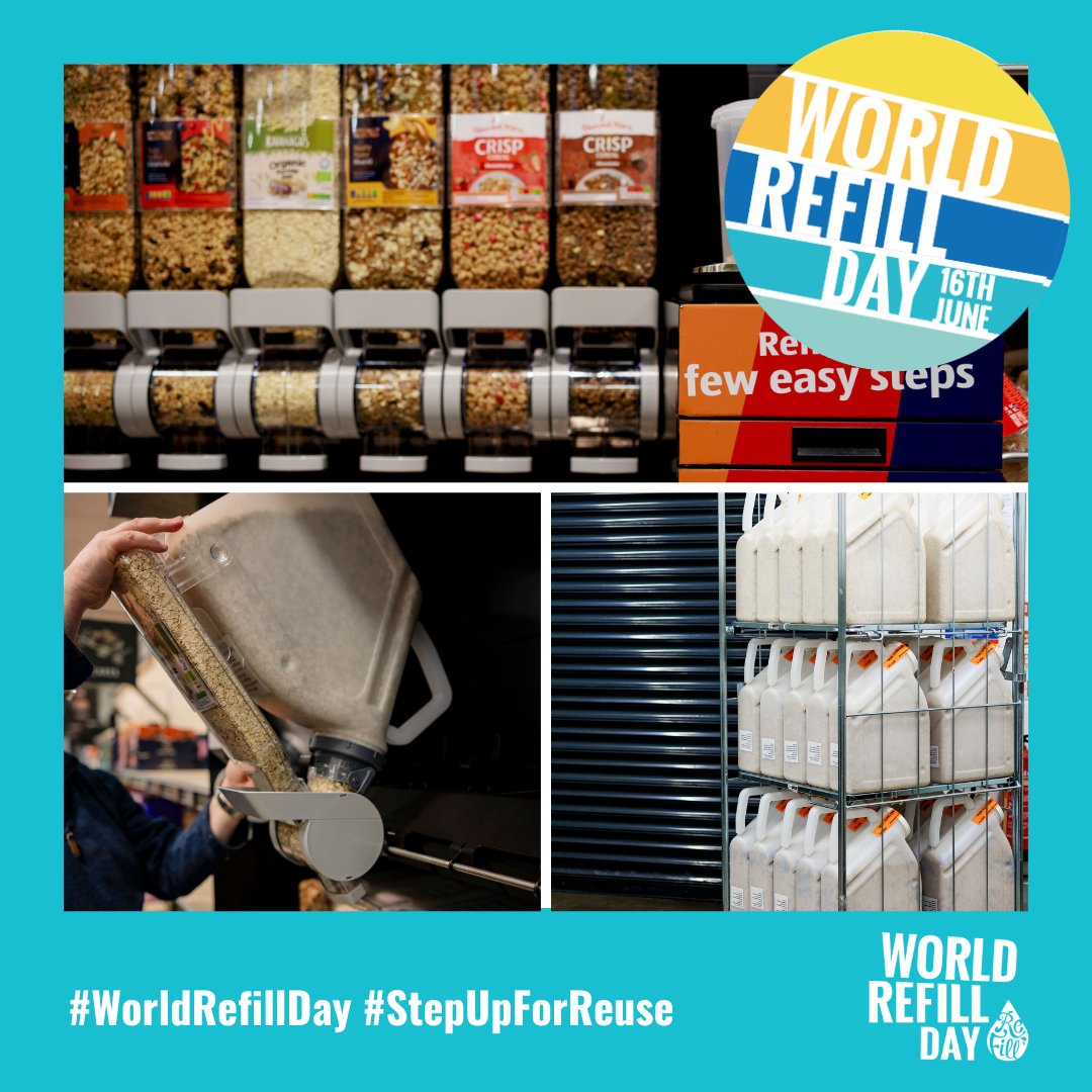 GoUnpackaged (@unpackaged) on Twitter photo #WorldRefillDay Refill Coalition @unpackaged
<a href="/AldiUK/">Aldi Stores UK</a> <a href="/Ocado/">Ocado</a> <a href="/CHEP/">CHEP</a> is leading the way in developing a standardised scalable solution for #refills which is ready for roll out. Will you join us <a href="/Tesco/">Tesco</a> <a href="/sainsburys/">Sainsbury's</a> <a href="/Morrisons/">Morrisons</a> <a href="/asda/">Asda</a> <a href="/LidlGB/">@LidlGB</a> <a href="/waitrose/">Waitrose & Partners</a>
<a href="/marksandspencer/">M&S</a> & #stepupforreuse? #WorldRefillDay Refill Coalition @unpackaged
<a href="/AldiUK/">Aldi Stores UK</a> <a href="/Ocado/">Ocado</a> <a href="/CHEP/">CHEP</a> is leading the way in developing a standardised scalable solution for #refills which is ready for roll out. Will you join us <a href="/Tesco/">Tesco</a> <a href="/sainsburys/">Sainsbury's</a> <a href="/Morrisons/">Morrisons</a> <a href="/asda/">Asda</a> <a href="/LidlGB/">@LidlGB</a> <a href="/waitrose/">Waitrose & Partners</a>
<a href="/marksandspencer/">M&S</a> & #stepupforreuse?