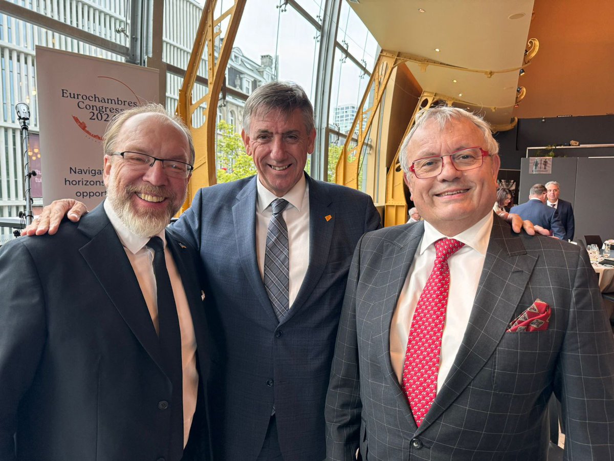Gennadiy Chyzhykov (@gchyzhykov) on Twitter photo I was glad to feel the huge support for #Ukraine at <a href="/Eurochambres/">Eurochambres</a> Congress 2024 from Minister-President Flanders <a href="/JanJambon/">Jan Jambon</a> and President of #Eurochambres <a href="/VladimirDlouhy/">Vladimír Dlouhý</a> and all delegations participating in the Congress. <a href="/UCCI10878230/">🇺🇦Ukrainian Chamber of Commerce and Industry🇺🇦</a> <a href="/UkrainianCCI/">UCCI</a> <a href="/ucci_ua/">ТПП України 🇺🇦</a> I was glad to feel the huge support for #Ukraine at <a href="/Eurochambres/">Eurochambres</a> Congress 2024 from Minister-President Flanders <a href="/JanJambon/">Jan Jambon</a> and President of #Eurochambres <a href="/VladimirDlouhy/">Vladimír Dlouhý</a> and all delegations participating in the Congress. <a href="/UCCI10878230/">🇺🇦Ukrainian Chamber of Commerce and Industry🇺🇦</a> <a href="/UkrainianCCI/">UCCI</a> <a href="/ucci_ua/">ТПП України 🇺🇦</a>