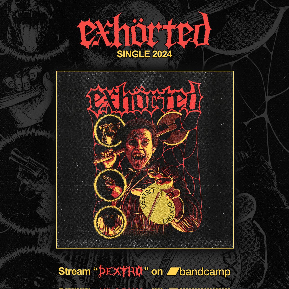 exhorted1312's tweet photo. Our debut single "Dextro" drops today!
Listen our bandcamp (link on bio) https://t.co/rO69uGRjXK
