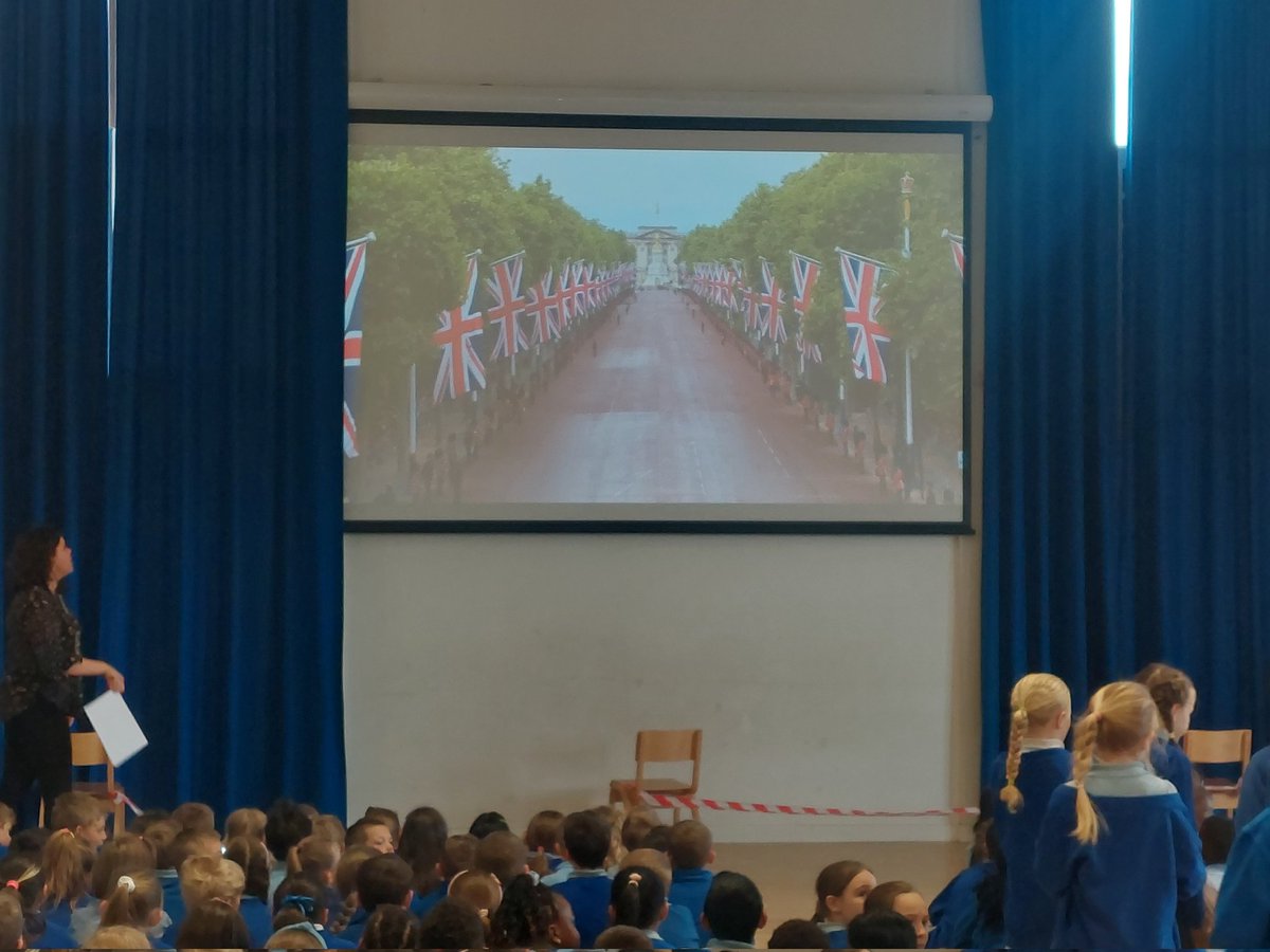 Today in our whole school Gathering we are learning about Trooping of the Colour and the history concept of Monarchy.