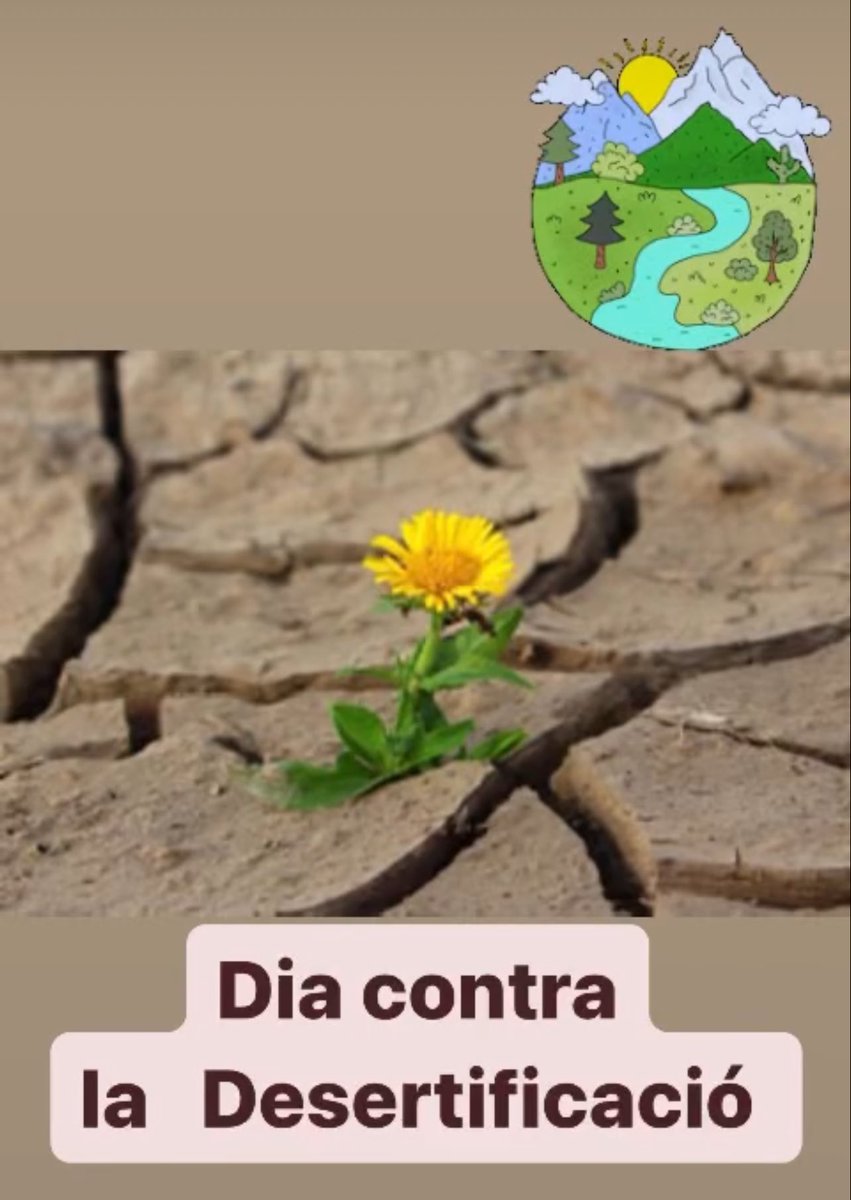 Cal continuar treballant en la lluita contra la desertificació i la sèquia creant mes consciència per nosaltres i pel propi planeta,es casa nostra. 
Tot ho sabem tenim un problema molt greu  ser corresponsables i posar cadescu el seu granet sorra.
#elplanetaesmor
#desforestacio