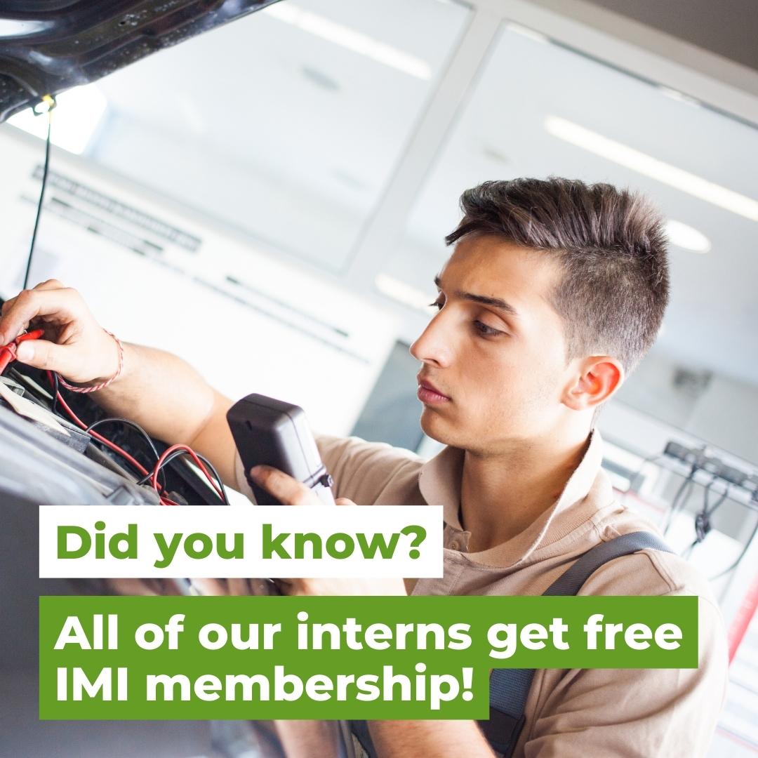 Did you know that all Autotech Academy interns get a free IMI Membership, offering perks like retail discounts, career advice, electric vehicle eLearning, industry insights, and more!

Visit autotechacademy.co.uk 🛠️ 

#Automotive #Internship #IMI #Perks #Discounts