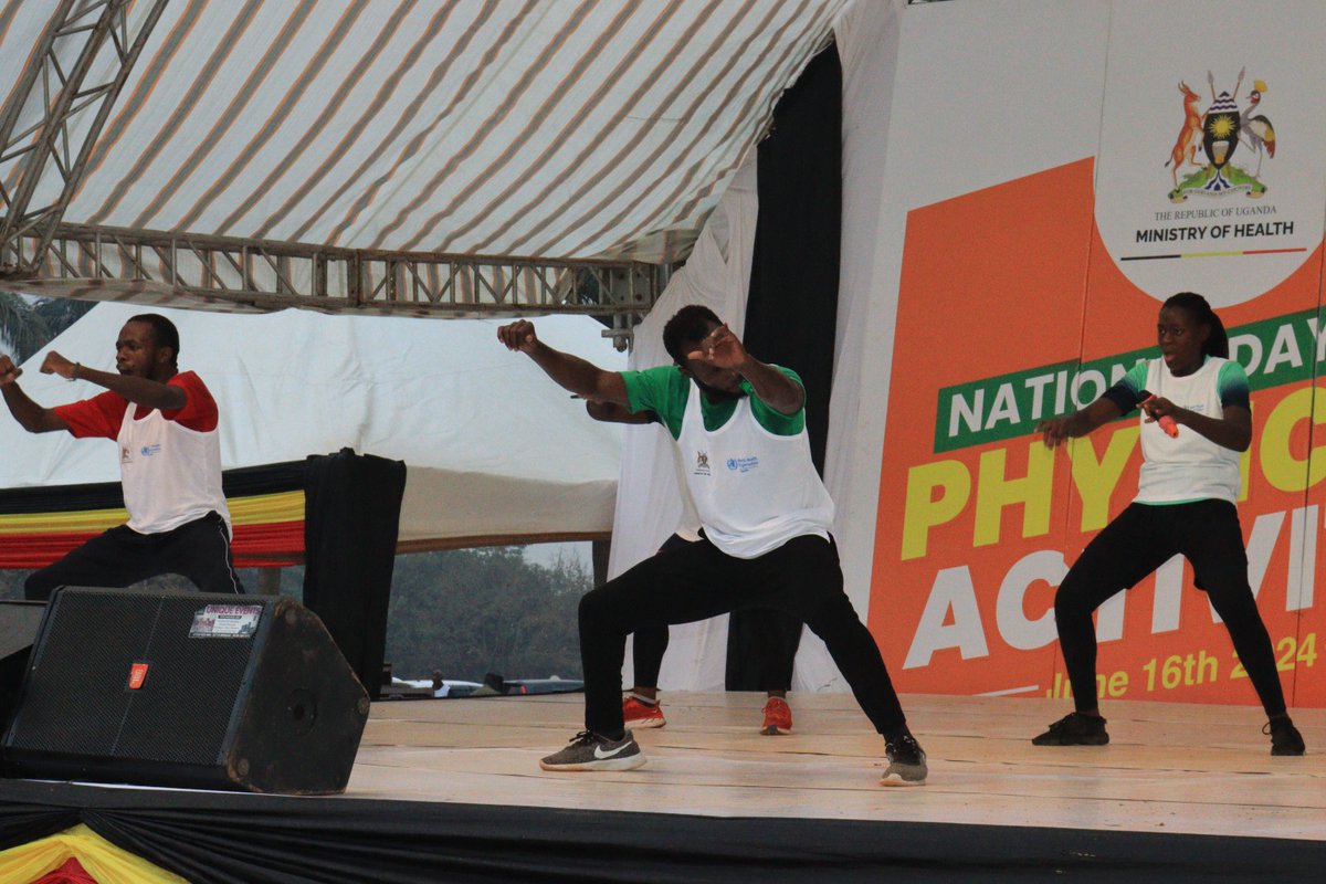 teksportsrcf's tweet image. ''Everyday is a day for exercise &amp;amp; when you are doing it, enjoy it, that is when it has meaning, also eat wisely'' - @JaneRuth_Aceng  to the participants

Thank you @MinofHealthUG @WHOUganda &amp;amp; partners for making physical activity a priority.

#LetsBeActive #KeepItAtTekSports