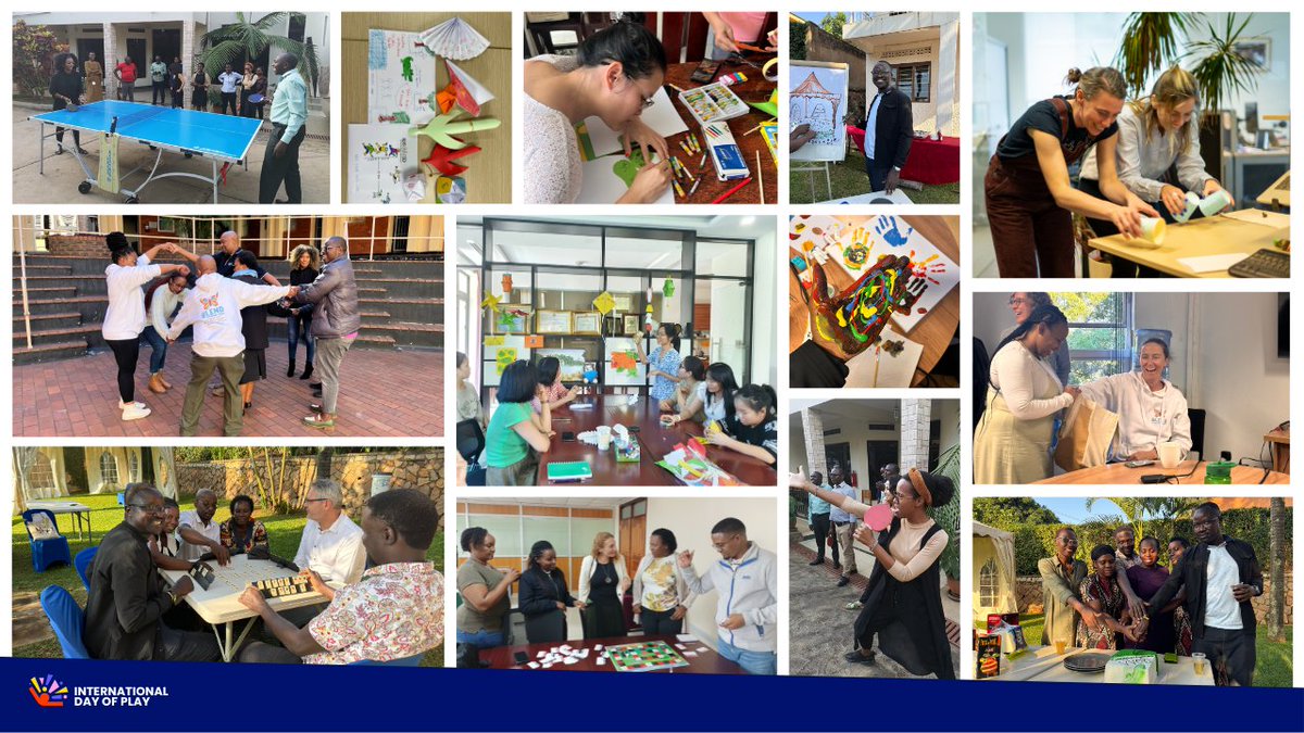 VVOBvzw's tweet photo. Play knows no bounds at VVOB! 🤹

On the #InternationalDayofPlay, our offices worldwide celebrated the power of play. From crafting handmade toys to getting creative with paint, we engaged in a variety of playful activities, fostering teamwork and joy! https://t.co/Meps0xvZ19
