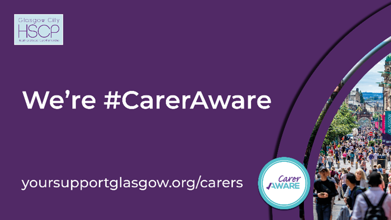 GCHSCP's tweet photo. #CarersWeek has come to an end, but we're putting carers on the map every week.
Read our annual carer strategy report 👉
https://t.co/zj4H4bzJdw

#CarerAware #GlasgowCarers https://t.co/fOpwLDSUgV