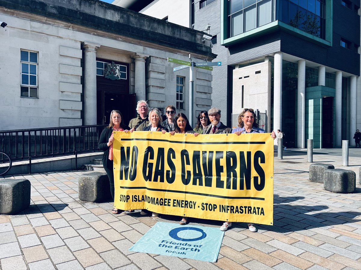 Shauna Corr 🌍 (@shaunareports) on Twitter photo Outside the Royal Courts of Justice this morning, where the Court of Appeal in Belfast will issue its ruling on a judicial review against the marine licence for seven gas caverns under protected Larne Lough. Campaigners are concerned about the environmental impacts
<a href="/BelfastLive/">Belfast Live</a> Outside the Royal Courts of Justice this morning, where the Court of Appeal in Belfast will issue its ruling on a judicial review against the marine licence for seven gas caverns under protected Larne Lough. Campaigners are concerned about the environmental impacts
<a href="/BelfastLive/">Belfast Live</a>