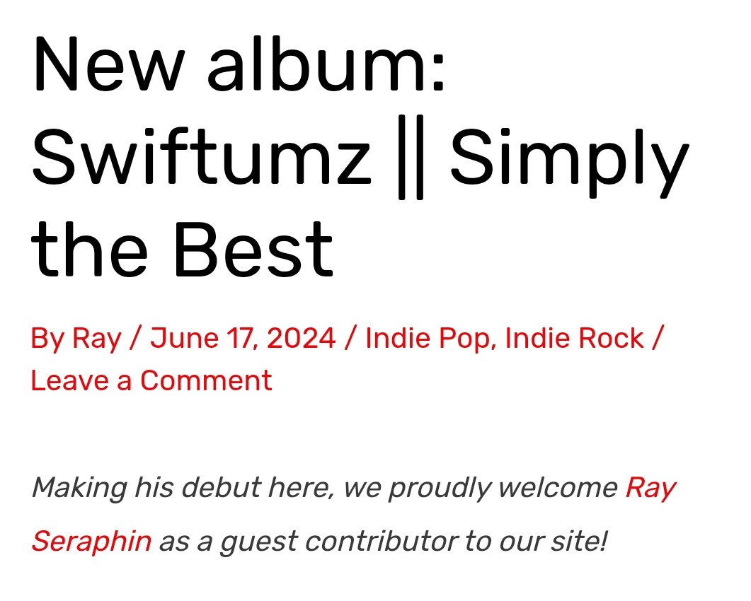 New post: <a href="/r_e_seraphin/">r.e. seraphin</a> makes his debut as a guest contributor to our site, reviewing the new <a href="/swiftumz/">:)</a> LP that is out now <a href="/emptycellar/">𝘌𝘮𝘱𝘵𝘺 𝘊𝘦𝘭𝘭𝘢𝘳 𝘙𝘦𝘤𝘰𝘳𝘥𝘴</a>. addtowantlist.com/index.php/2024…