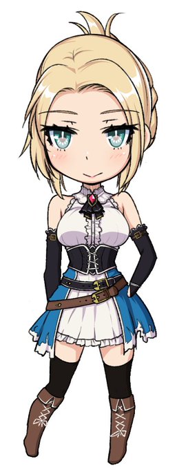 新キャラのSDでけた
これでやさぐれヒロインズ4体だわ 