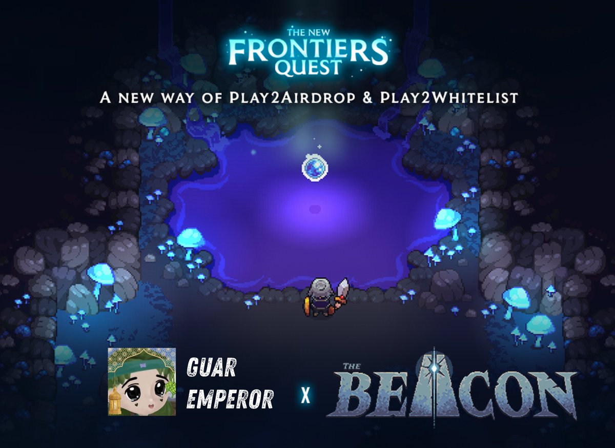 Gmeow Everyone!!
We're excited to announce a giveaway in collaboration with <a href="/The_Beacon_GG/">The Beacon</a> 

Reward : 4 Spot WL Writ of Passage NFT (Next JP)

HOW TO JOIN 
✅ RT + Like 
✅ Follow <a href="/GuarEmperor/">GE</a>  &amp; <a href="/The_Beacon_GG/">The Beacon</a>
✅ Tag 2 friend

🔒ENDED Giveaway 20 JUNE 2024

The New Frontiers