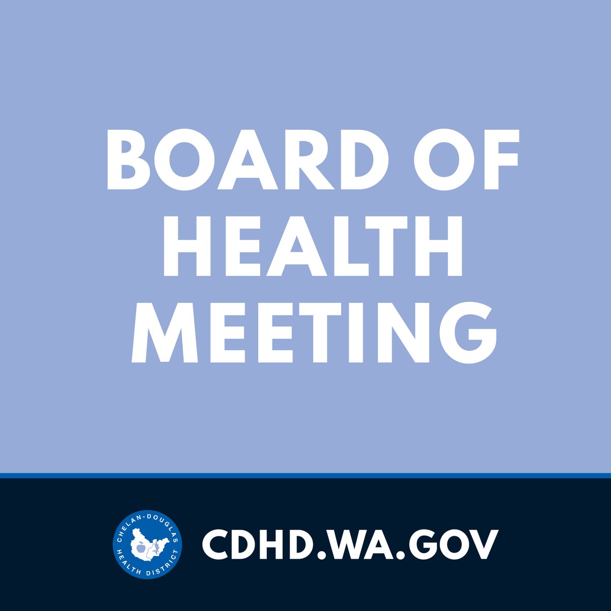 📷A Board of Health meeting will be held today @ 3:00
Tune in here: cdhd.wa.gov/board-of-health