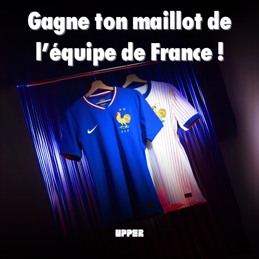 ✨CONCOURS ✨

Gagne le maillot de la France de ton choix ce soir ! ⚽️

1. Follow + RT
2. Commente ton prono pour France vs Autriche 🇦🇹 

Je tire au sort parmis ceux qui auront donné le bon score ! 🗳️

Bonne chance ! 🍀