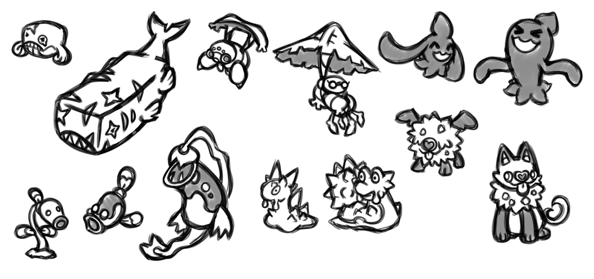 Endy30_'s tweet photo. I may have made more. #fakemon https://t.co/vzcFMGAlx0