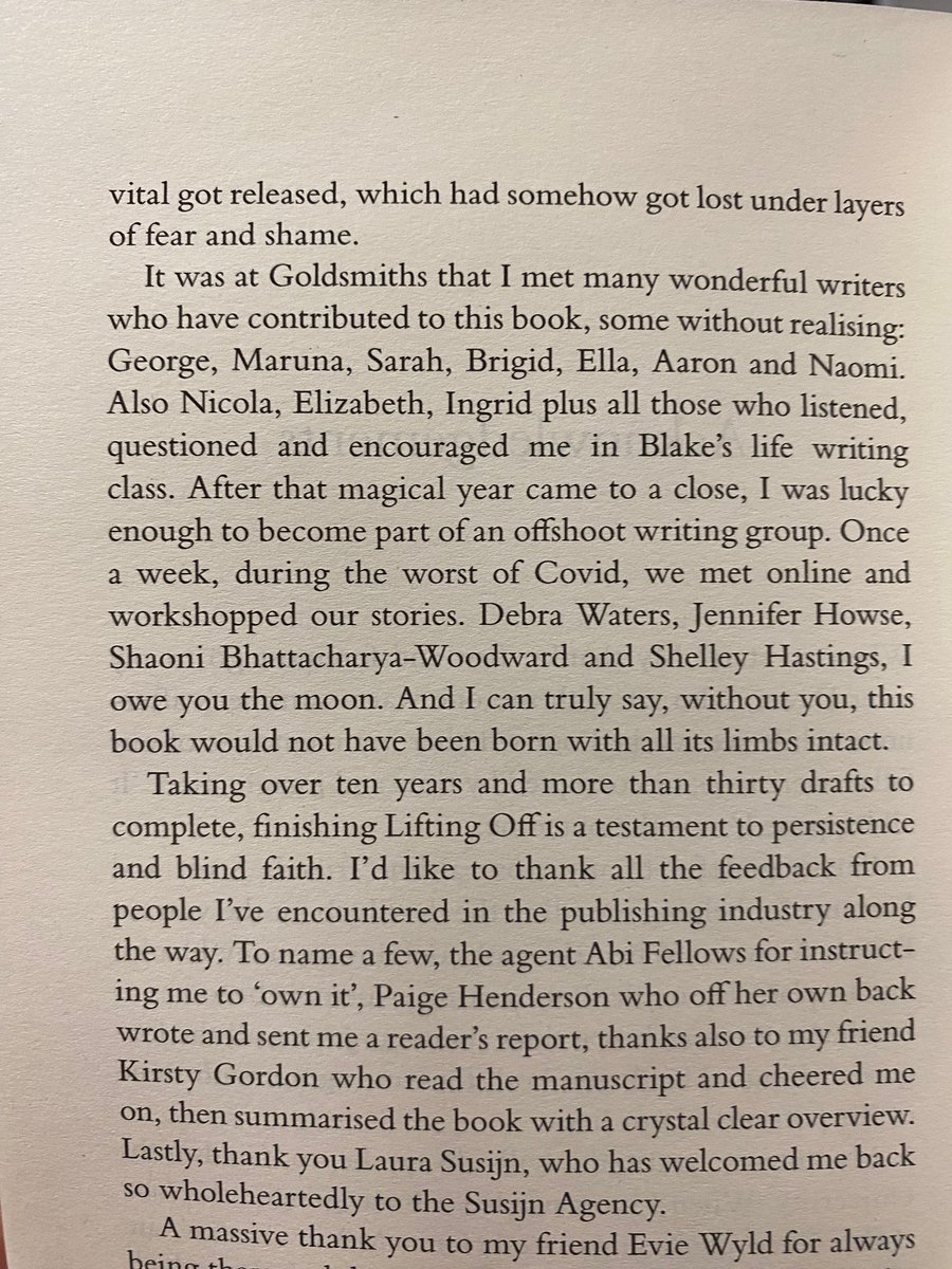 DebraWaters (@debashwat) on Twitter photo Being acknowledged (along with my lovely MA group) by a writer you respect <a href="/KarenMcLeod_/">Karen McLeod ๐ฉโโ๏ธโ๏ธ๐ณ๏ธโ๐</a> is deeply touching and conveys the importance of a writing community. Please read Karen's book Lifting Off <a href="/MuswellPress/">Muswell Press</a> Being acknowledged (along with my lovely MA group) by a writer you respect <a href="/KarenMcLeod_/">Karen McLeod ๐ฉโโ๏ธโ๏ธ๐ณ๏ธโ๐</a> is deeply touching and conveys the importance of a writing community. Please read Karen's book Lifting Off <a href="/MuswellPress/">Muswell Press</a>