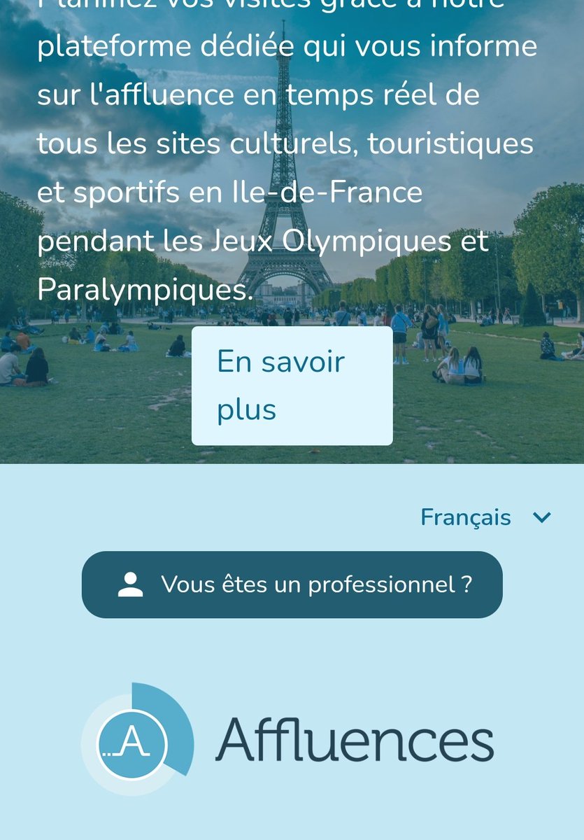 프랑스 내 관광지를 실시간으로 얼마나 많은 사람이 방문하는지 어떻게 알 수 있나요?

루브르 박물관이나 에펠탑을 방문하려면 얼마나 기다려야 할까요?

지난 6월 12일부터 '어플루언스' 플랫폼에서 프랑스 박물관, 기념물 및 기타 관광 명소에 대한 실시간 방문객 수치를 제공하고 있습니다. 
이