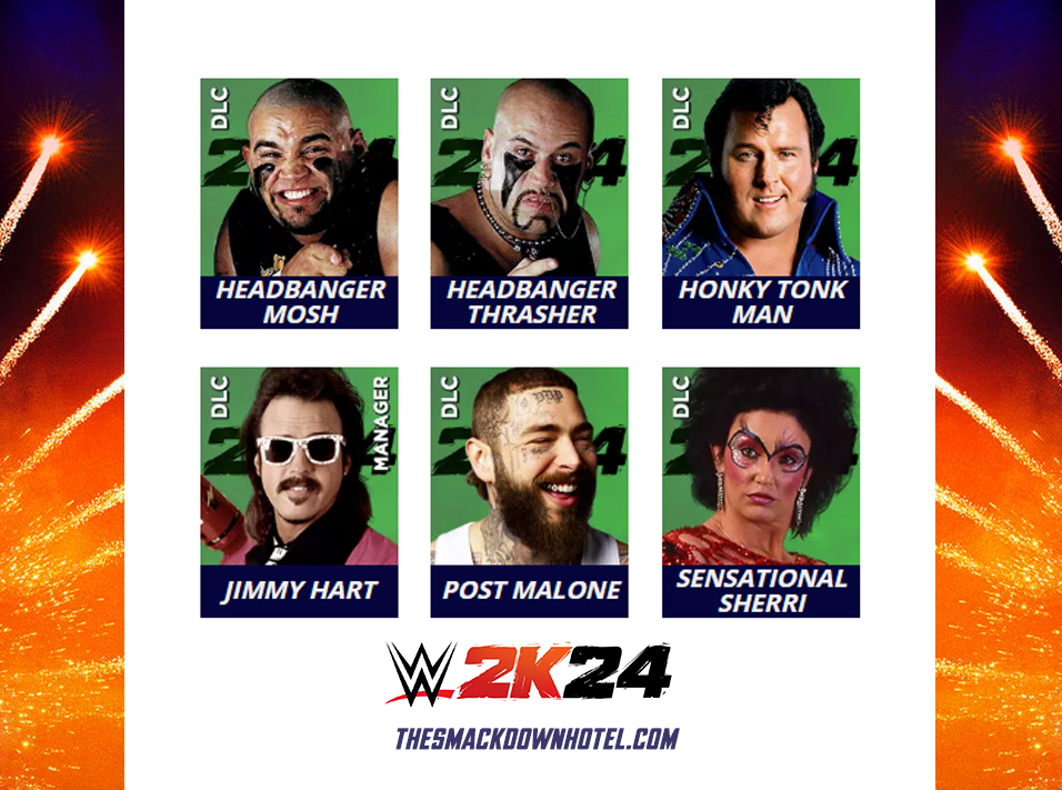 SmackDown Hotel 🔥 on X: “The second WWE 2K24 DLC Pack is 