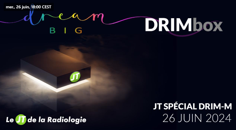 Medsquare_SAS's tweet photo. Tout savoir sur le projet #DRIM-M : Medsquare aura le plaisir de participer à l'émission du JT de la Radiologie "Le Grand Direct" dédiée au projet #DRIMbox, live depuis le Ministère de la Santé.
📅 RDV le 26 juin à 18h00.
#Experio #DRIMbox #Ségurdunumérique @JCDurousseaud https://t.co/tp4pypIJyz
