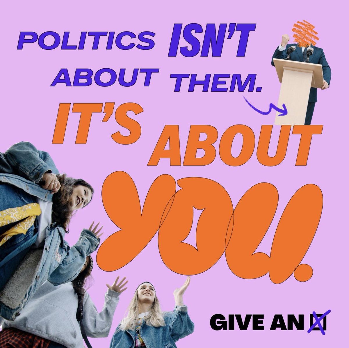 LawesDan's tweet image. The #GiveAnX coalition are pushing harder than you can imagine.

300 organisations across the country, from frontline youth services to the UK’s biggest brands spreading the same message: 

REGISTER TO VOTE NOW! Deadline is tomorrow!! qrco.de/giveanx