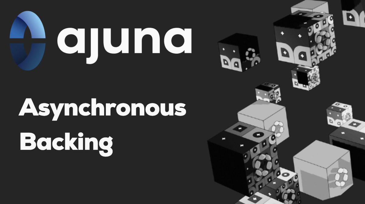 Ajuna Network &amp; Asynchronous Backing 🧵 

1/ One small commit for Ajuna &amp; Bajun, and a huge leap for our Gaming Community! 🔥

Async backing is here, cutting blocktime from 12s to 6s! 

So please welcome Ajuna &amp; Bajun, now running at 6s💨
 
#Polkadot #Kusama #Blockchain #Gaming