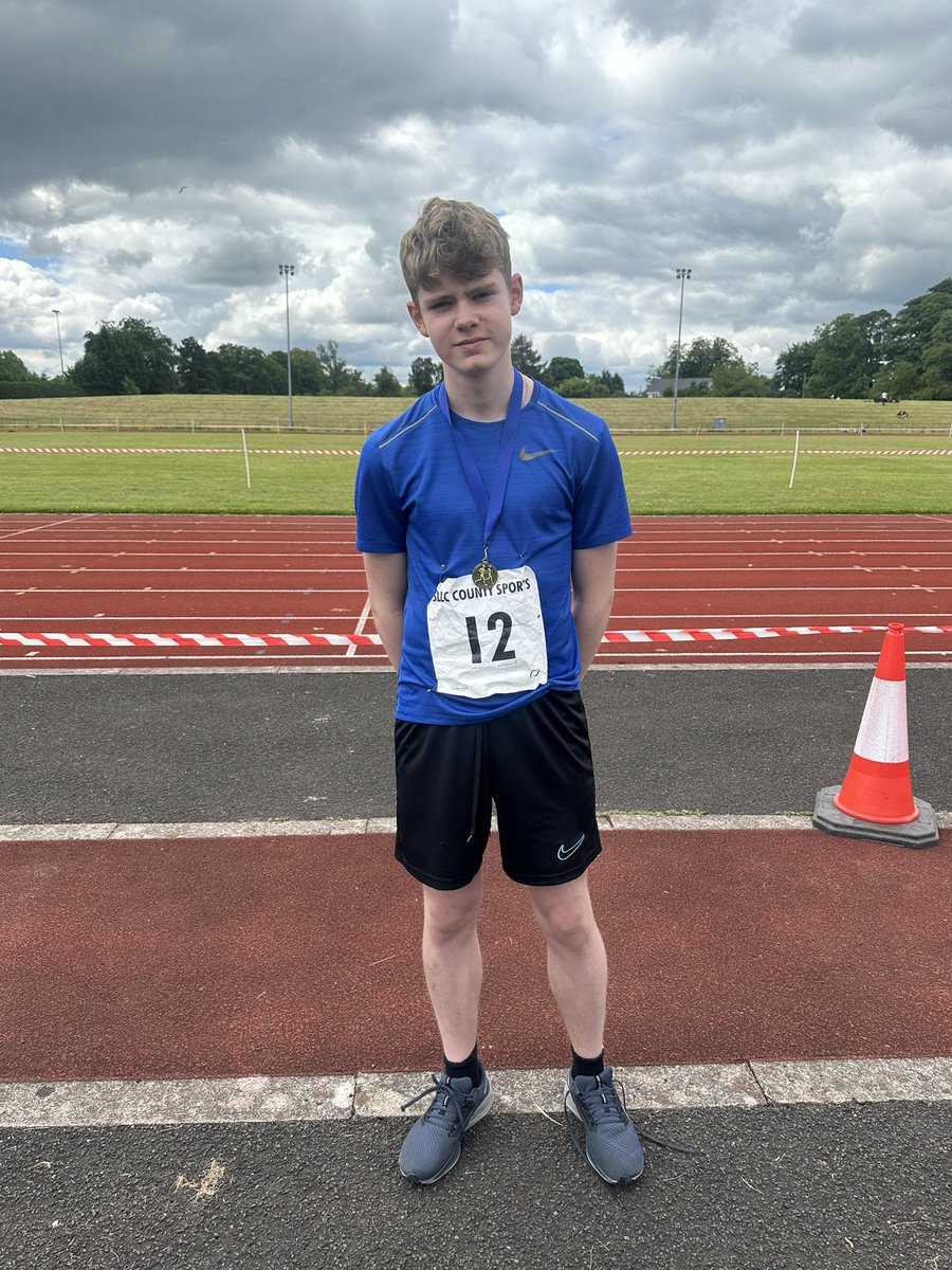 Congratulations to Ross Kinkade smashing the 200m sprint, winning a gold medal and setting a new county sports record with a time of 25:46. Well done Ross, extremely proud 🥇👏🏼⭐️💙