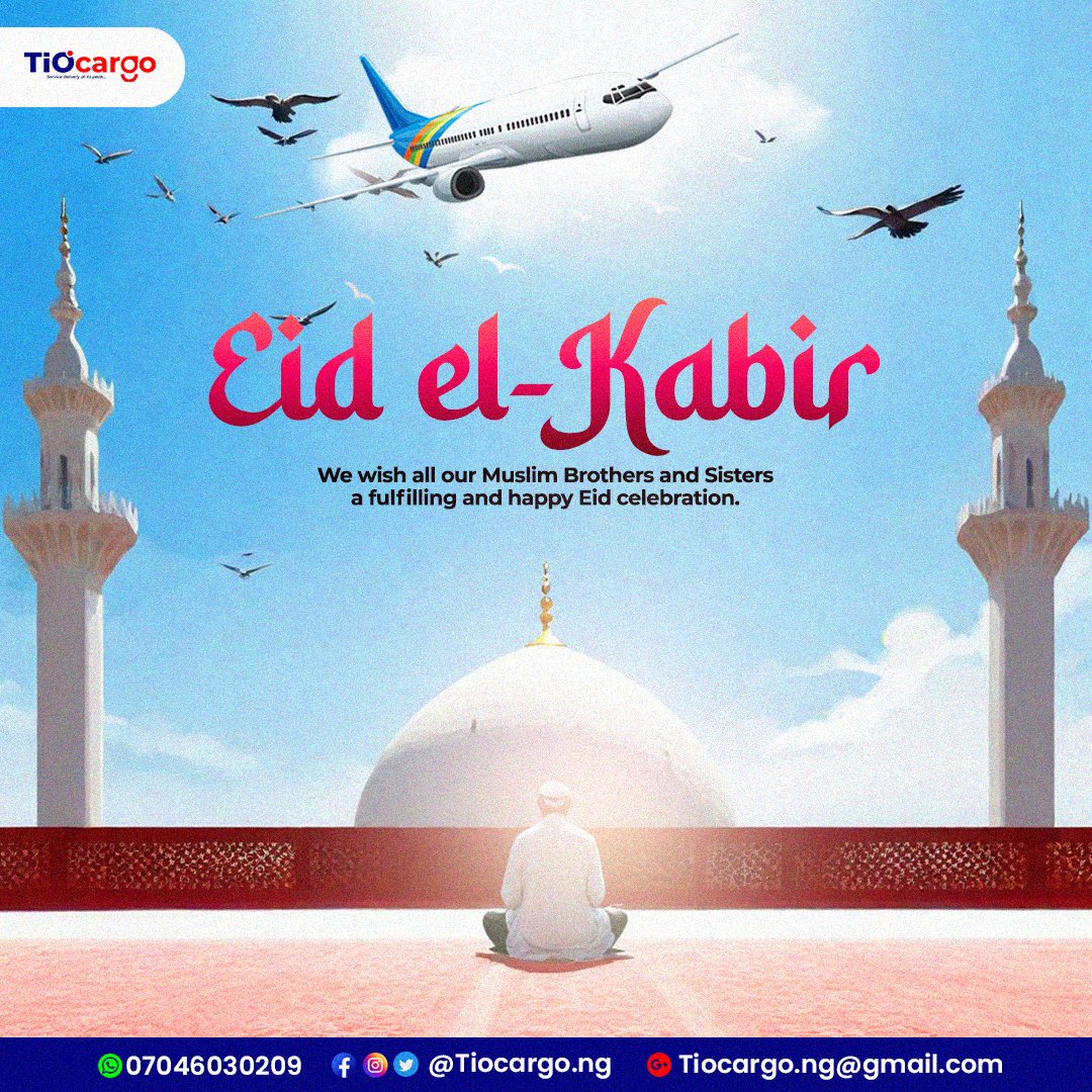 TiocargoNg's tweet photo. Wishing you a joyous and peaceful Eid al-Adha.

 #fpk #thekreativehand #fpkreations #globalshipping #tiocargong #localbusiness #localshopper #limitless #followforfollowback #followers  #mondayvibes #export #exportimport #italy #fathersdaygifts #eidmubarak #eideladha #eidelkabir https://t.co/t7SZIIHQMa