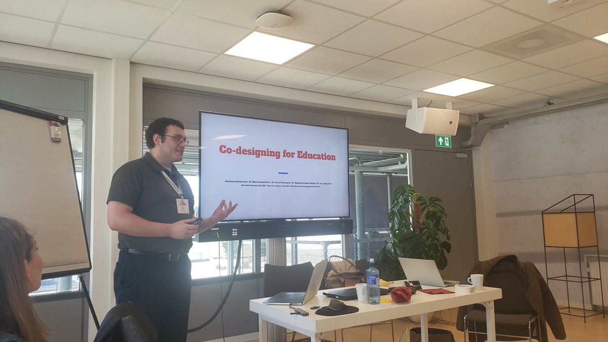 DrCh0le's tweet image. Another perk of the day, after weeks of online meetings for the #CAST project, I get to see  @boisestatecs Ben Betancourt present lessons learned of #coDesign w #children a game to teach kids to formulate #queries #IDC2024 @IDC_ACM