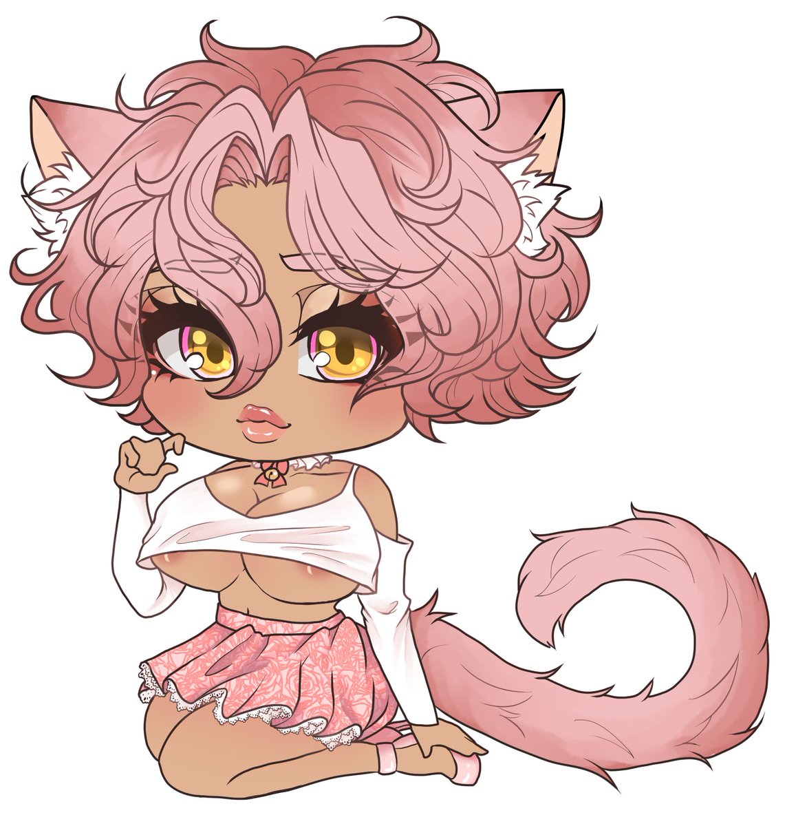 xiapharre's tweet photo. Commission done for @novarosii ! 💕 A beautiful babe in pink. 

If anyone is interested in my work or would like a commission, check out my Fiverr here 🥰https://t.co/j2rO4jQvcq https://t.co/RzzqU012bL