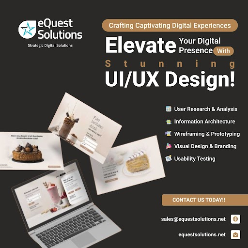 eQuestTweets's tweet photo. At eQuest Solutions, we understand that exceptional user experiences are the cornerstone of successful digital product.
Our UI/UX services encompass:
✨ User Research &amp; Analysis
✨ Wireframing &amp; Prototyping
✨ Visual Design &amp; Branding
✨ Front-End Development
✨ Usability Testing https://t.co/mj6Lc0ngm3
