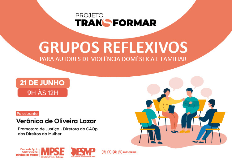 mpsergipe's tweet photo. 📌 MPSE e CAOp da Mulher promoverão evento de apresentação do Projeto Transformar https://t.co/NbcZo7EMwR https://t.co/QeydQSZsvQ