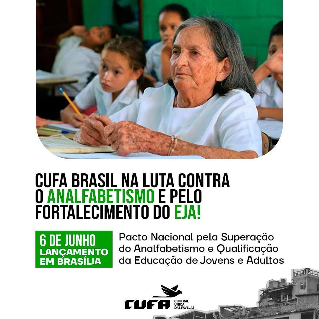 A CUFA está empenhada na luta contra o analfabetismo, reafirmando seu compromisso com a educação e a inclusão social.Conquistamos um importante espaço no Ministério da Educação (MEC), com duas cadeiras de conselheiros ocupadas por Drika Martim e Marcivan Barreto