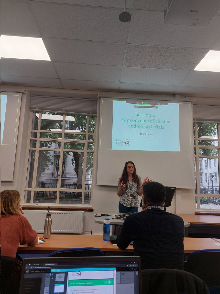 AkindeCassandra's tweet image. I am back to school to upskill myself with the latest expert knowledge and applied skills in designing and analyzing of cluster randomised and stepped wedge trials.
Thank you, @ngBritish and @StudyUKBritish, for making this possible.
#WomeninGlobalHealth #UKAlumni #LSHTMAlumni