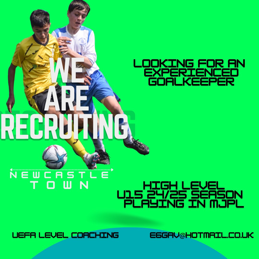 Our U15 MJPL side are looking to add to their ranks!

View the poster below for all the details