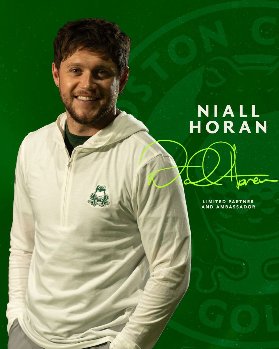 Niall Horan (@niallofficial) on Twitter photo Excited to announce I am an investor & ambassador for <a href="/commongolf/">Boston Common Golf</a> ! Boston is a very special place to me & I am excited to work with Fenway Sports, Rory, Keegan, Adam & the whole team on the Boston franchise Excited to announce I am an investor & ambassador for <a href="/commongolf/">Boston Common Golf</a> ! Boston is a very special place to me & I am excited to work with Fenway Sports, Rory, Keegan, Adam & the whole team on the Boston franchise
