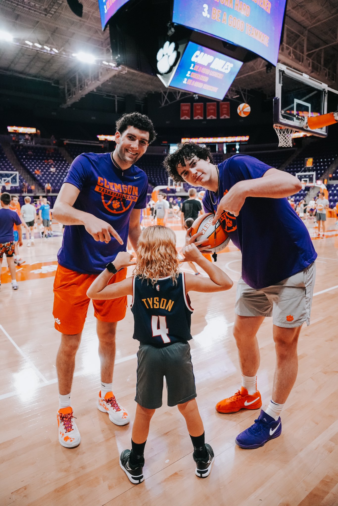 Clemson Basketball on X First day of camp best jersey in camp. Confirmed. https t SfoCaFQS4K X