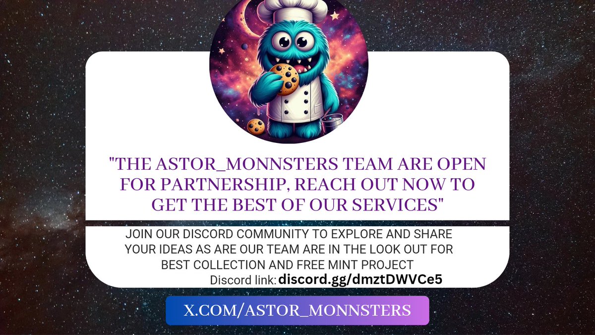 Our focus at the moment is on developing practical #NFTs and #CRYPTO_Community's.

Project Solutions, using a wide ARRAY of mature and proven marketing skills and resources.

#Projectmanager #project #CryptoGems #CryptoFreelance #NFT_Commune #NFTMarkerplace #NFTsellers #cryptobro