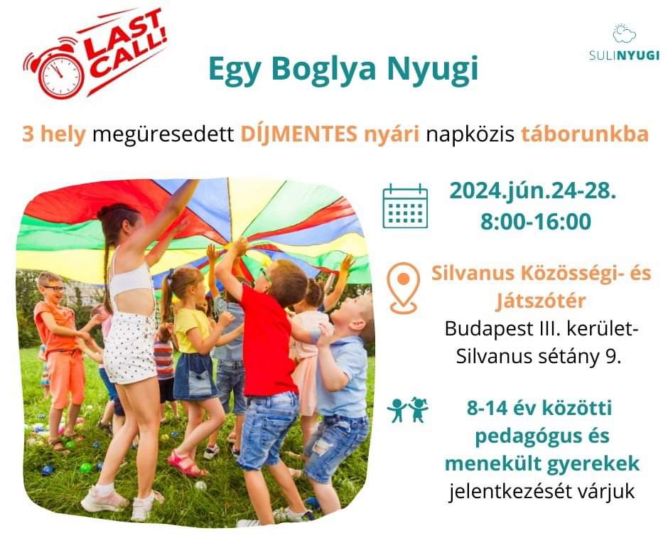 judorka's tweet photo. DÍJMENTES NAPKÖZIS TÁBOR‼️
(Tudom, nem szép, hogy most már csak hirdetőtáblaként használom ezt a felületet, de hátha elér az üzenet valaki olyanhoz, akinek ez most kifejezetten jól jön! 😊) Részletek: https://t.co/REKh4vXnCg https://t.co/yrDtOdTojH