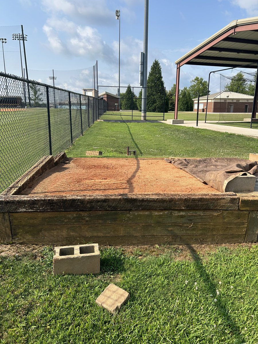 Don’t mind younger players using our facilities to get better, but at least take care of it, cover it back up. How about this, when you use something not yours, leave it better than you found it! 
#NoExcuse