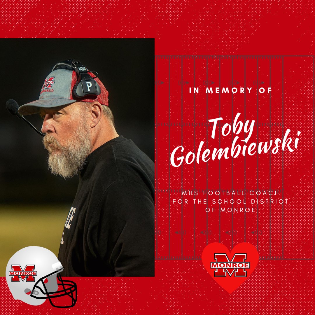 With heavy hearts we share the passing of MHS Football Coach Toby Golembiewski. As coach for the last 8 years, he took the team 7 playoffs including bringing home the🏆as the 2022 D3 State Champs. He made a lasting impact on our #CheesemakerPride family.❤️🤍📸Second Crop Creative