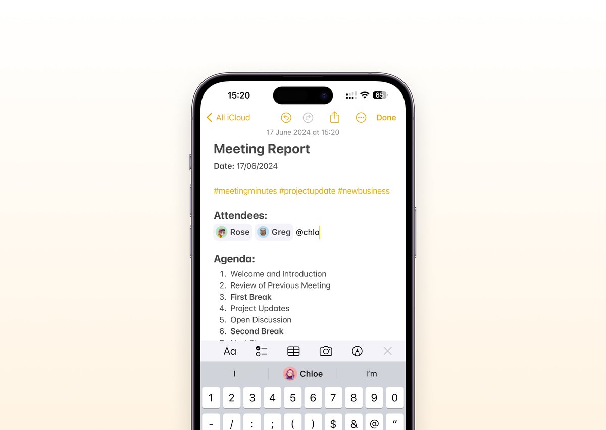 What if you could tag contacts in non-shared Notes? <a href="/Apple/">Apple</a>