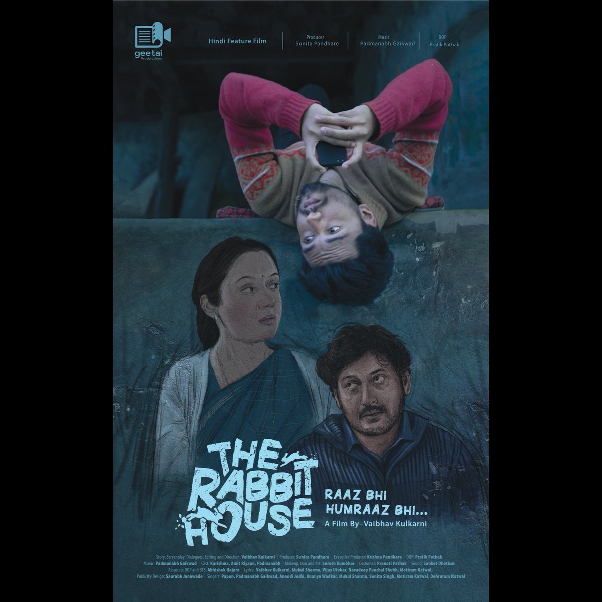 TRH_Raaj's tweet photo. Here's the first official Poster, revealed yesterday of upcoming Hindi Feature Film 'The Rabbit House' 🎊🥳🎉
#film #hindifilm #poster #event #posterlaunchevent #featurefilm #upcoming #movie #hindimovie #bollywood #mystery #drama #suspense #newmovie #posterlaunched #officialphoto https://t.co/FxldQ4braw