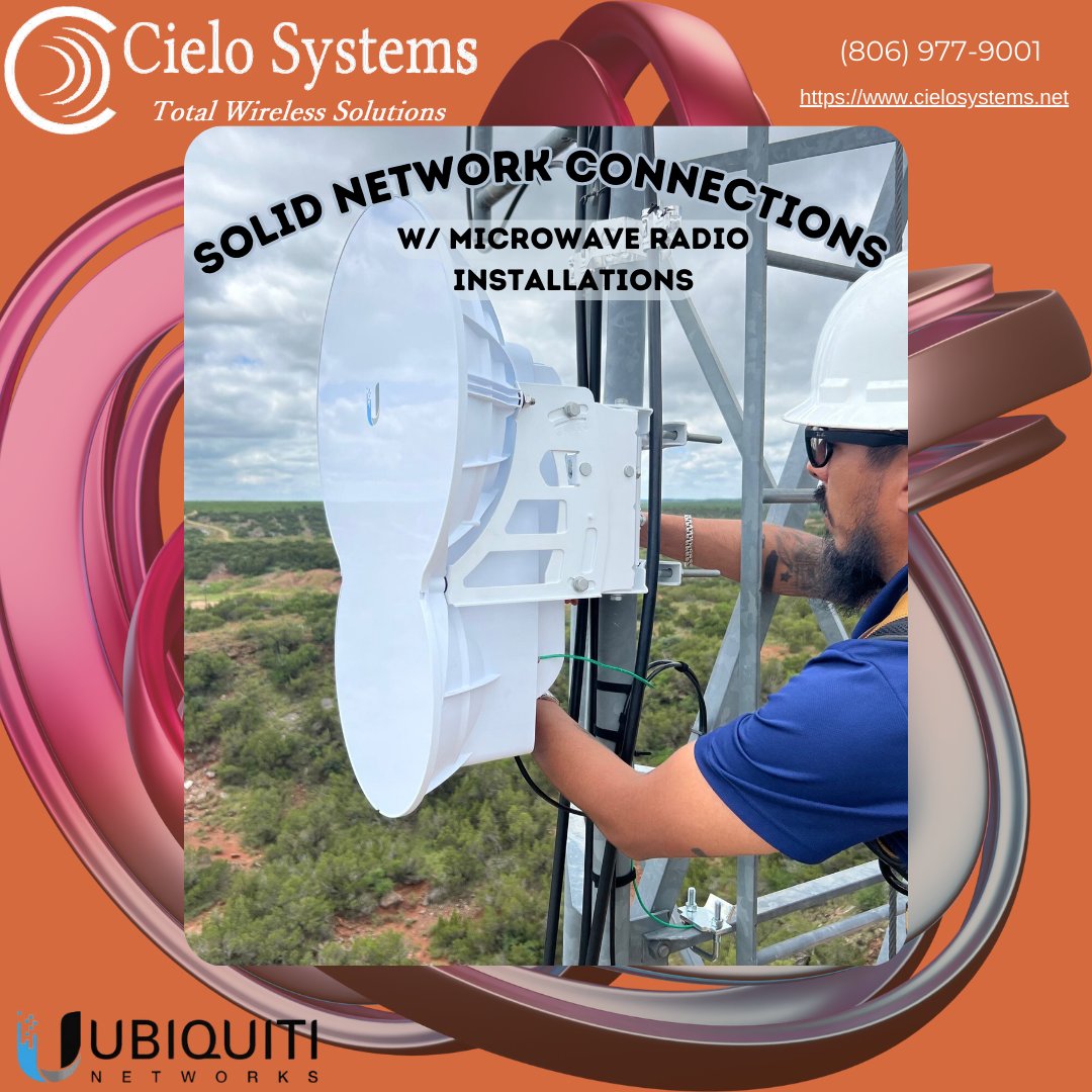 Project Complete! Microwave Radio Installation by Cielo Systems .Excited to share our latest microwave radio installation in Obrien, TX!
#CieloSystems #MicrowaveRadio #Connectivity #TechSolutions #Innovation #CustomerSuccess #wireless