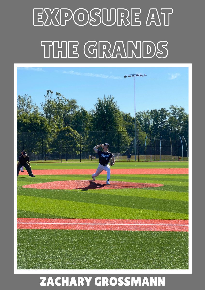 Zachary Grossmann (@zacgrossmann) on Twitter photo June 15, 2024 v. Detroit Prospects 17U - 6.1 IP, 0 BB, 5 K’s, 94 Pitches/69 Strikes (.734%) and the win! Great support from my teammates! <a href="/ExposedatGrands/">Exposure at the Grands</a> <a href="/ImpactSportsGB/">Impact Sports Academy</a> #isaproud #makeanimpact June 15, 2024 v. Detroit Prospects 17U - 6.1 IP, 0 BB, 5 K’s, 94 Pitches/69 Strikes (.734%) and the win! Great support from my teammates! <a href="/ExposedatGrands/">Exposure at the Grands</a> <a href="/ImpactSportsGB/">Impact Sports Academy</a> #isaproud #makeanimpact