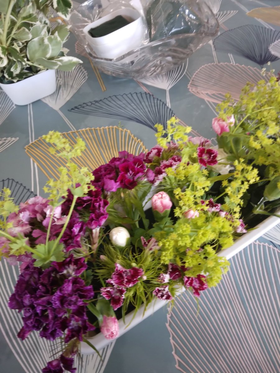 MillView_CH's tweet photo. Bloom Boutique here @MillView_CH our ladies have had a really fun afternoon flower arranging to share amongst all our residents. Beautiful aren't they. https://t.co/23cGAKzFU8