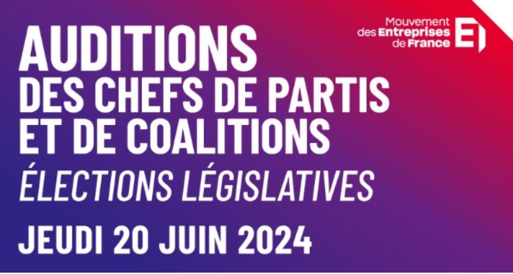 MEDEF YVELINES 78 (@medef78) on Twitter photo Mobilisation générale du MEDEF 🗳
📅 Le jeudi 20 juin de 8h30 à 13h Salle Gaveau, le <a href="/medef/">Mouvement des Entreprises de France</a> a besoin de vous pour participer à l’audition des principaux chefs de partis et coalitions
👉Inscription : shorturl.at/0cuI2 Mobilisation générale du MEDEF 🗳
📅 Le jeudi 20 juin de 8h30 à 13h Salle Gaveau, le <a href="/medef/">Mouvement des Entreprises de France</a> a besoin de vous pour participer à l’audition des principaux chefs de partis et coalitions
👉Inscription : shorturl.at/0cuI2