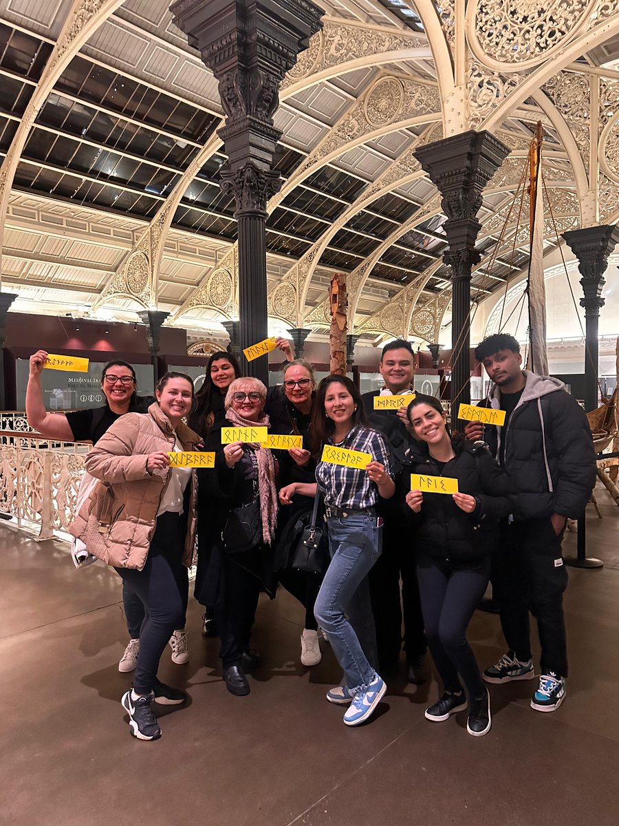 IBATDublin's tweet image. Our students had a blast exploring the Viking era at the National Museum of Ireland! 🛡️⚔️ They even wrote their names in Viking runes! How cool is that? 

#VikingFun #NMIAdventure #StudentExplorers #RunesAndRelics