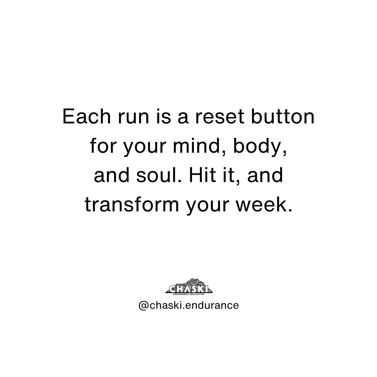 chaskiendurance's tweet image. Reset, run, rejuvenate. Let your runs reset your spirit. #MondayReset #RunningTransformation