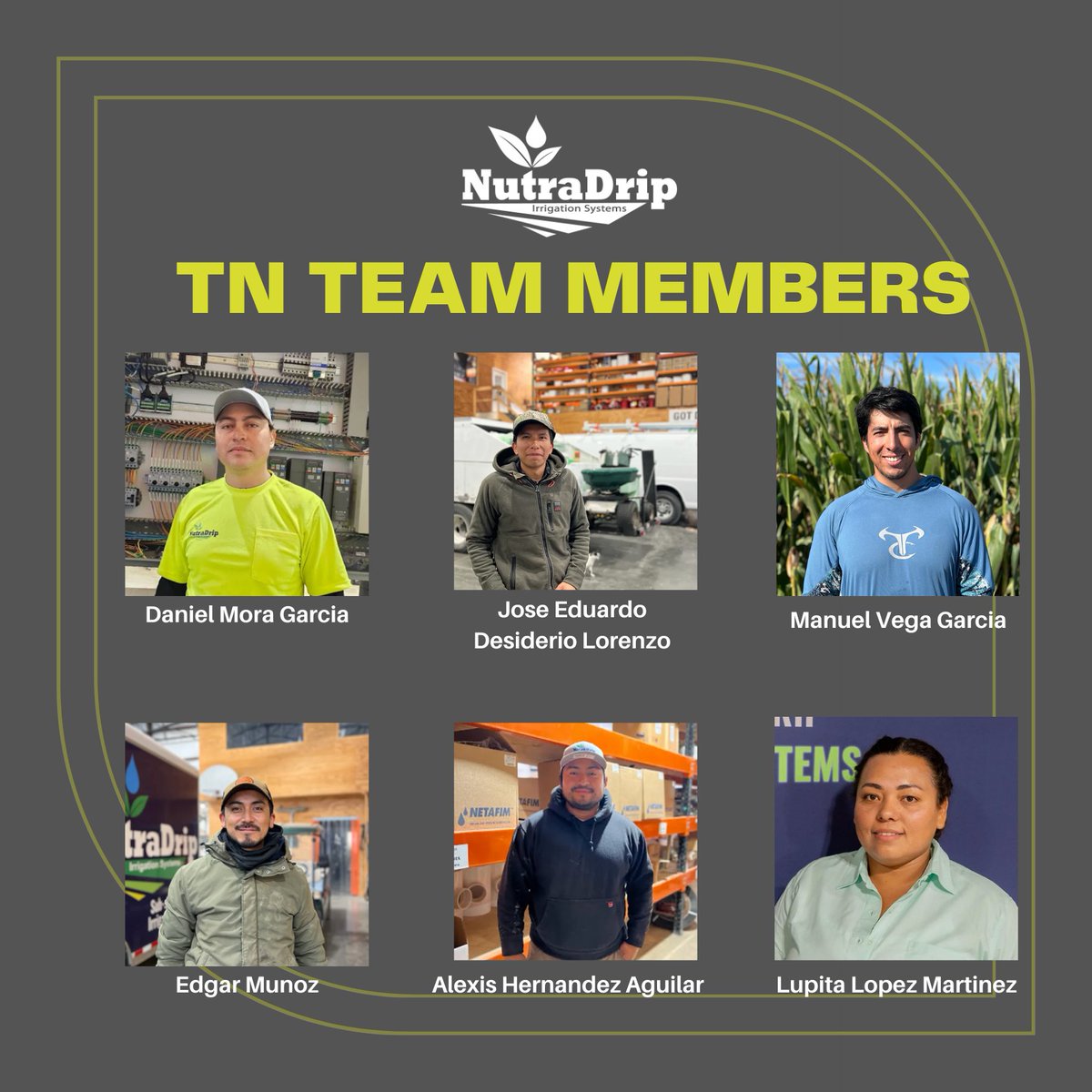 NutraDrip's tweet photo. Thrilled to have our TN team at NutraDrip, thanks to Tobin Hartzler at TW Consulting. With 12+ years of experience, Tobin builds strong teams and connects candidates with opportunities, prioritizing value, empathy, and ethics.
https://t.co/3uGYjJqg4X
#nutradrip #dripirrigation https://t.co/oQwO7eoLZz