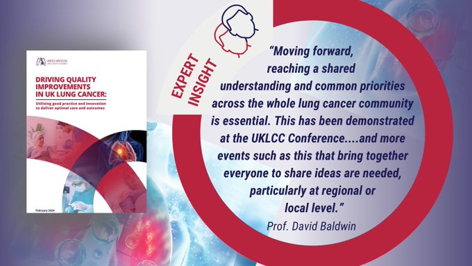 Sharing good practice and innovation will lead to better outcomes and improved survival for UK lung cancer patients.

Read our report on #DrivingImprovement in #LungCancerCare 📕 ow.ly/nSly50QzGWW