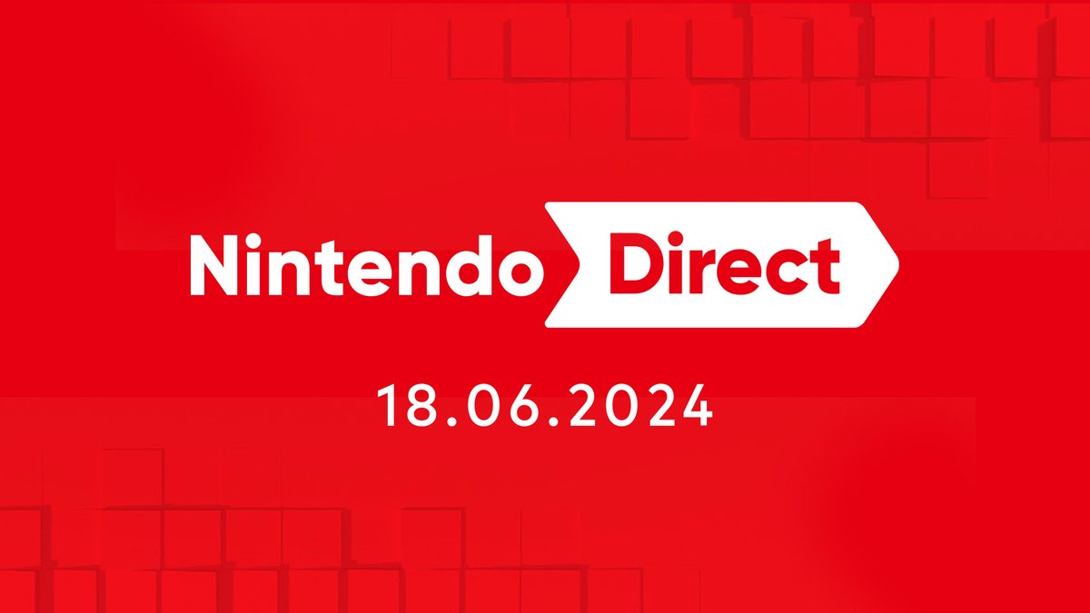 NintendoDE's tweet image. Begleitet uns beim #NintendoDirect-Livestream mit Fokus auf neuen #NintendoSwitch-Spielen für die zweite Hälfte 2024! Es gibt keine Informationen zu einer möglichen Nintendo Switch-Nachfolge.

📅 18.06.
🕓 16:00 Uhr
⏳ Ca. 40 Minuten

Hier ansehen: ntdo.com/60184An4i