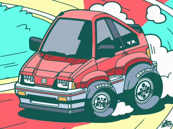 #80年代の臭いがプンプンするぜッーッな絵をあげよう 